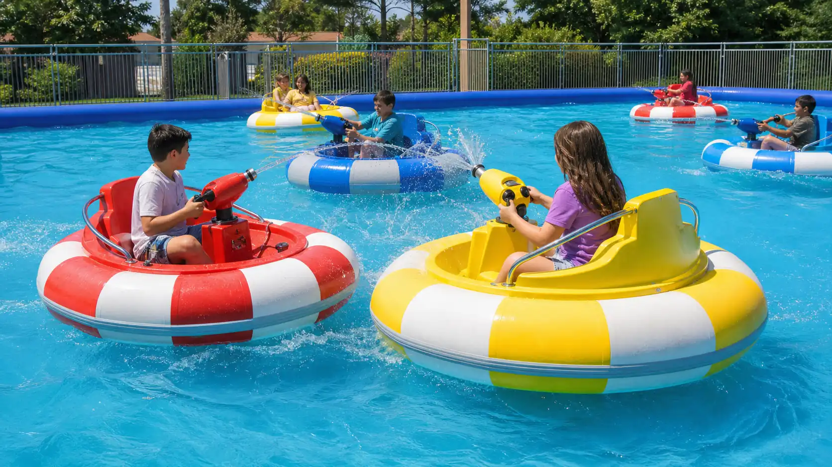 Guide du bateau tamponneur gonflable : sourcing de manèges aquatiques motorisés et commerciaux