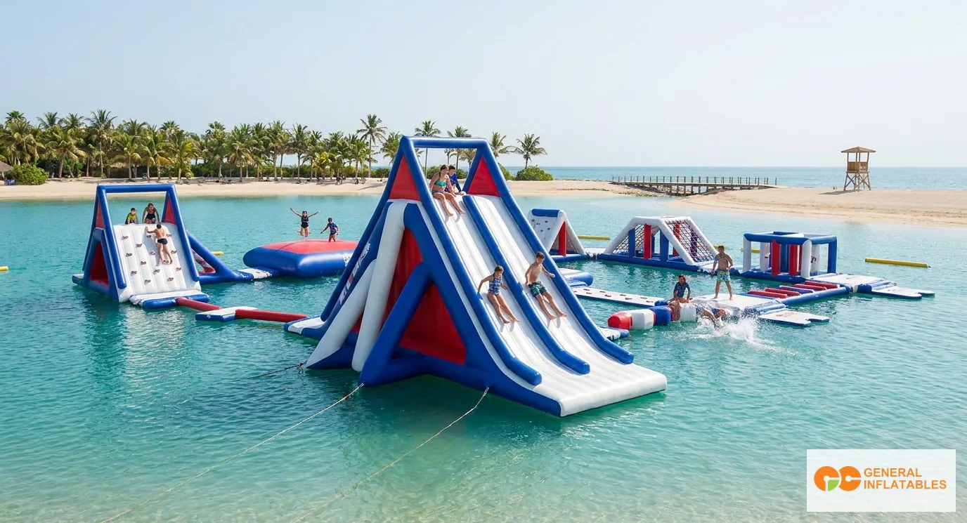Módulos de parque acuático inflable: cómo resorts y hoteles construyen atracciones acuáticas a medida