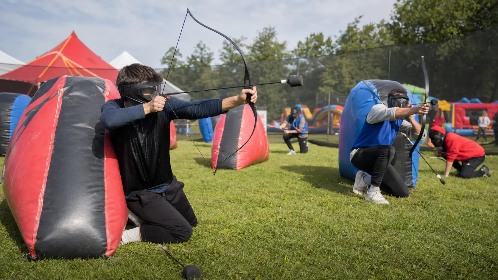 Guide ar�ne gonflable archery tag & lancer de hache (OEM)