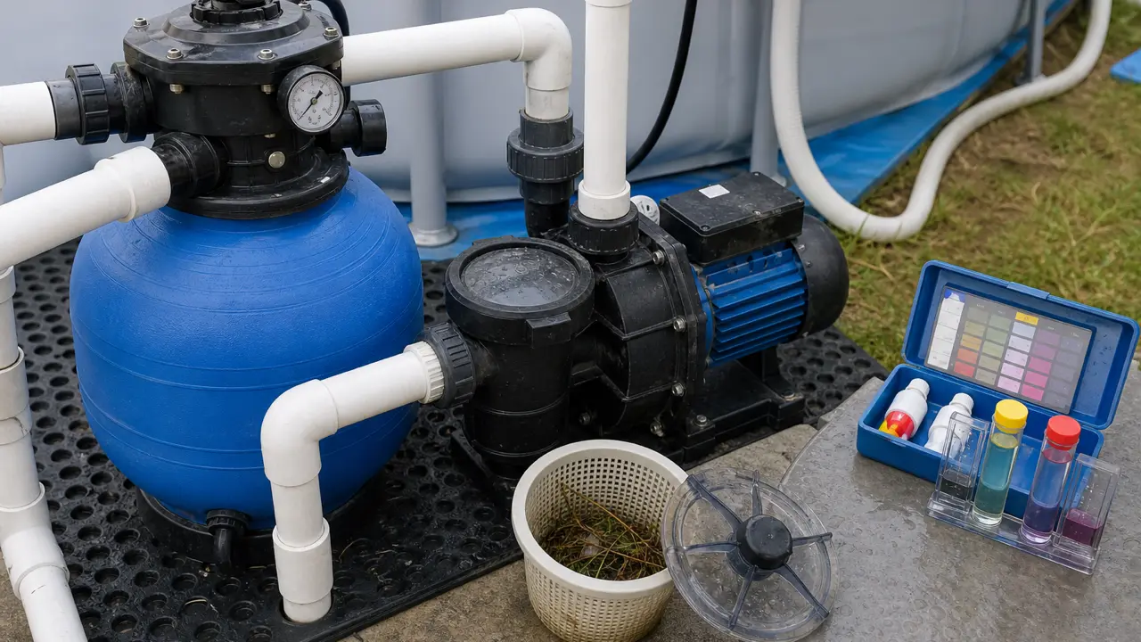 Water Management for Inflatable Pools and Water Parks: Filtration, Turnover, Chemistry and Drainage