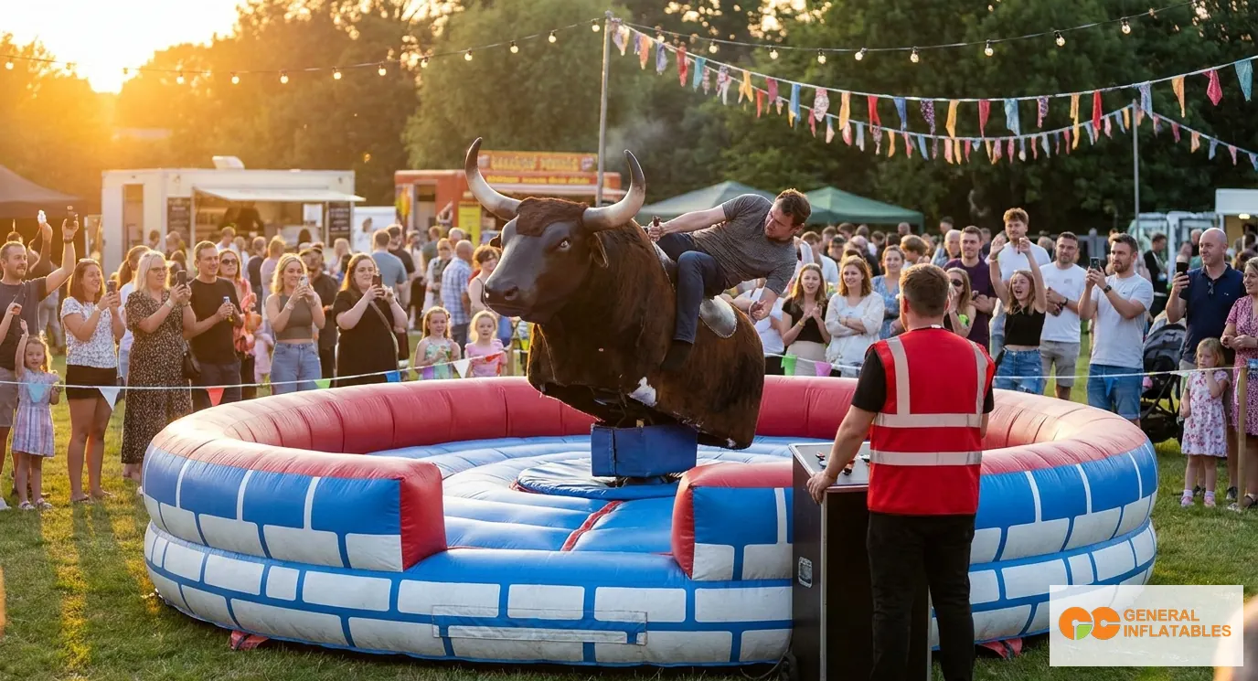 Inflatable Mechanical Bull Rides: Operating Economics for Bars, Festivals, and Event Operators
