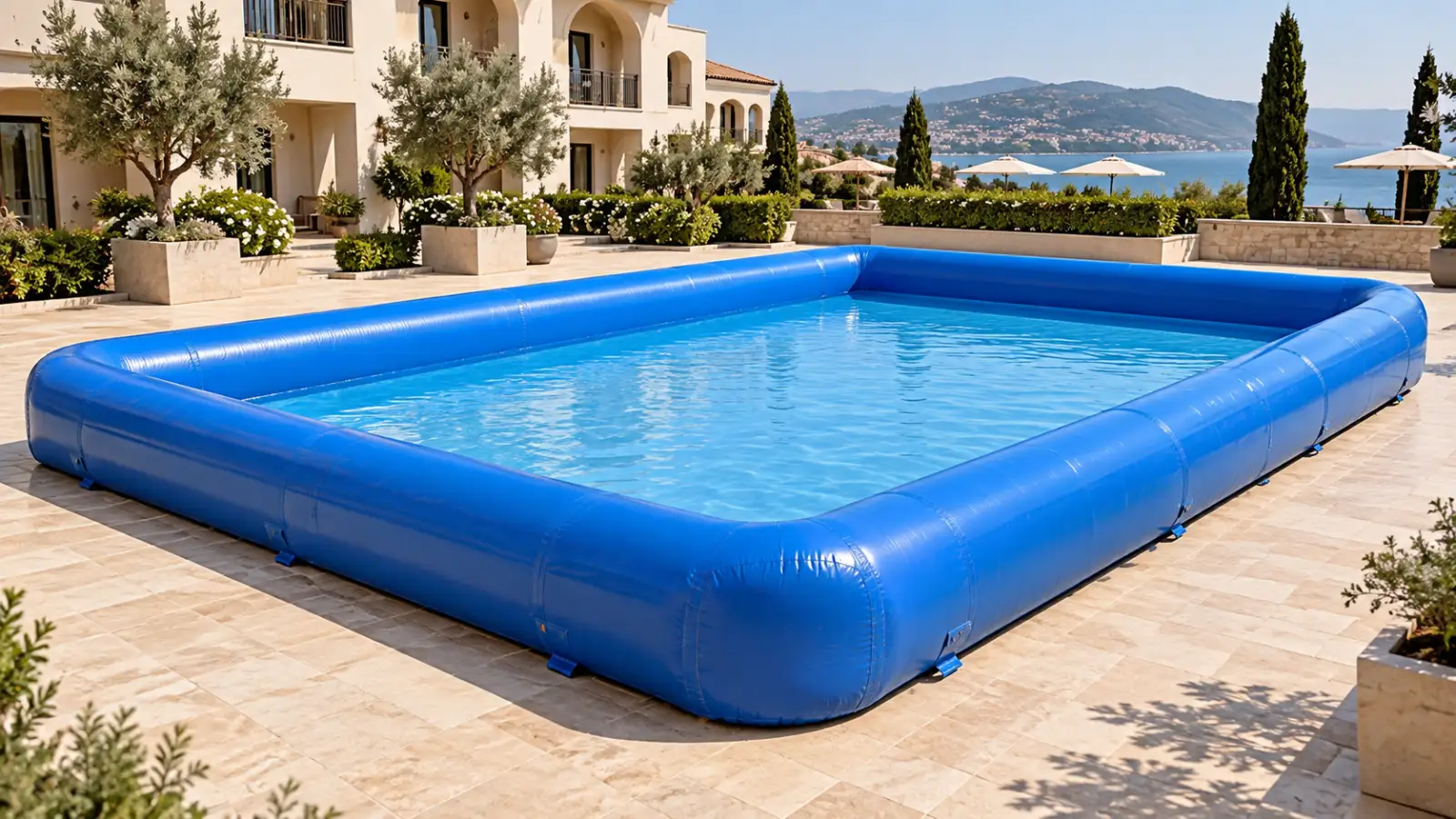 Piscines Gonflables Professionnelles pour l'Italie et l'UE : Spécifications, Conformité et Guide d'Achat