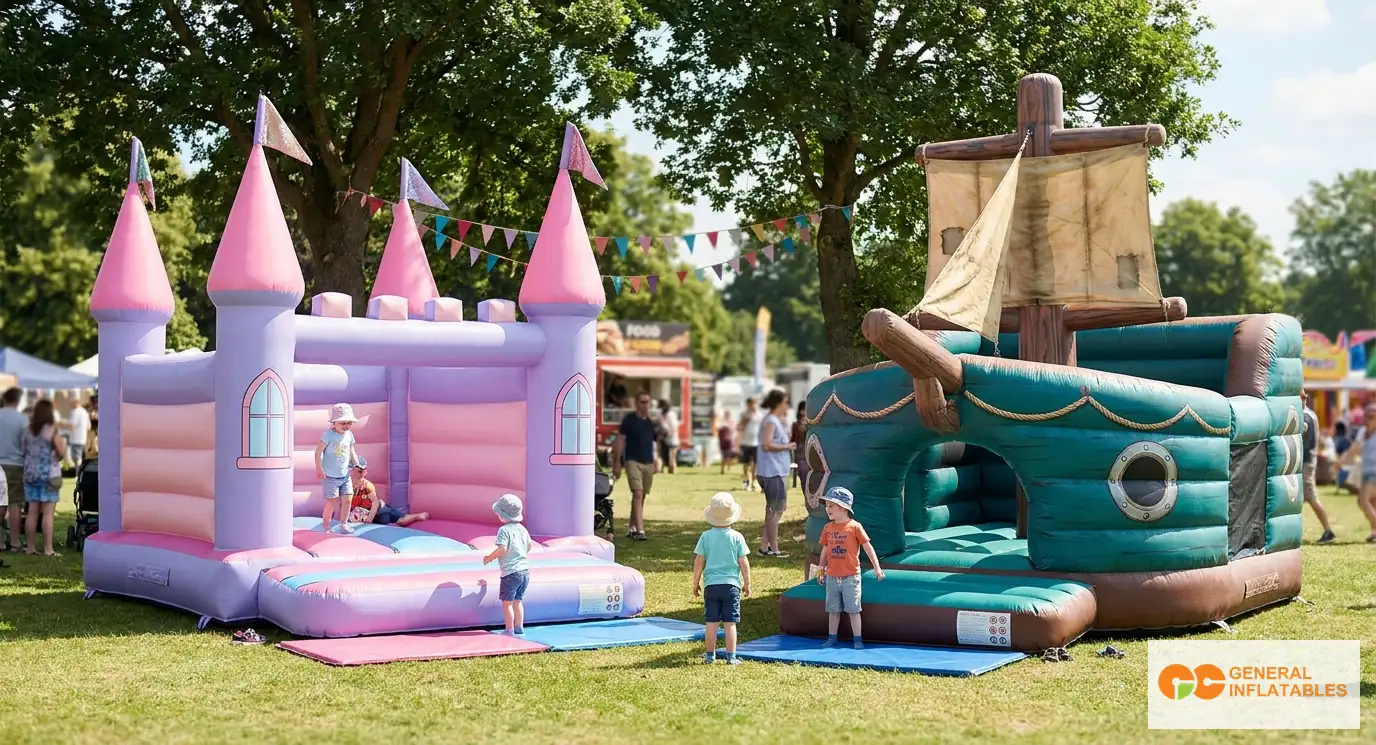 Guía de compra de castillos hinchables: selección de temas, dimensiones y mezcla de flota para operadores de alquiler