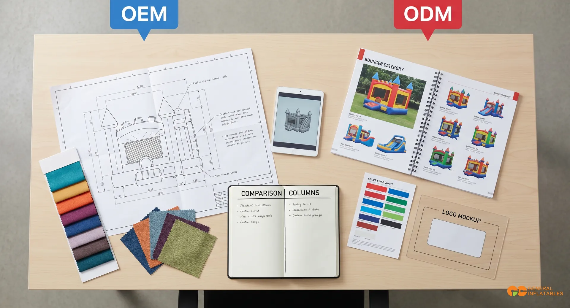 OEM vs ODM gonflables : quelle voie pour votre activité ?
