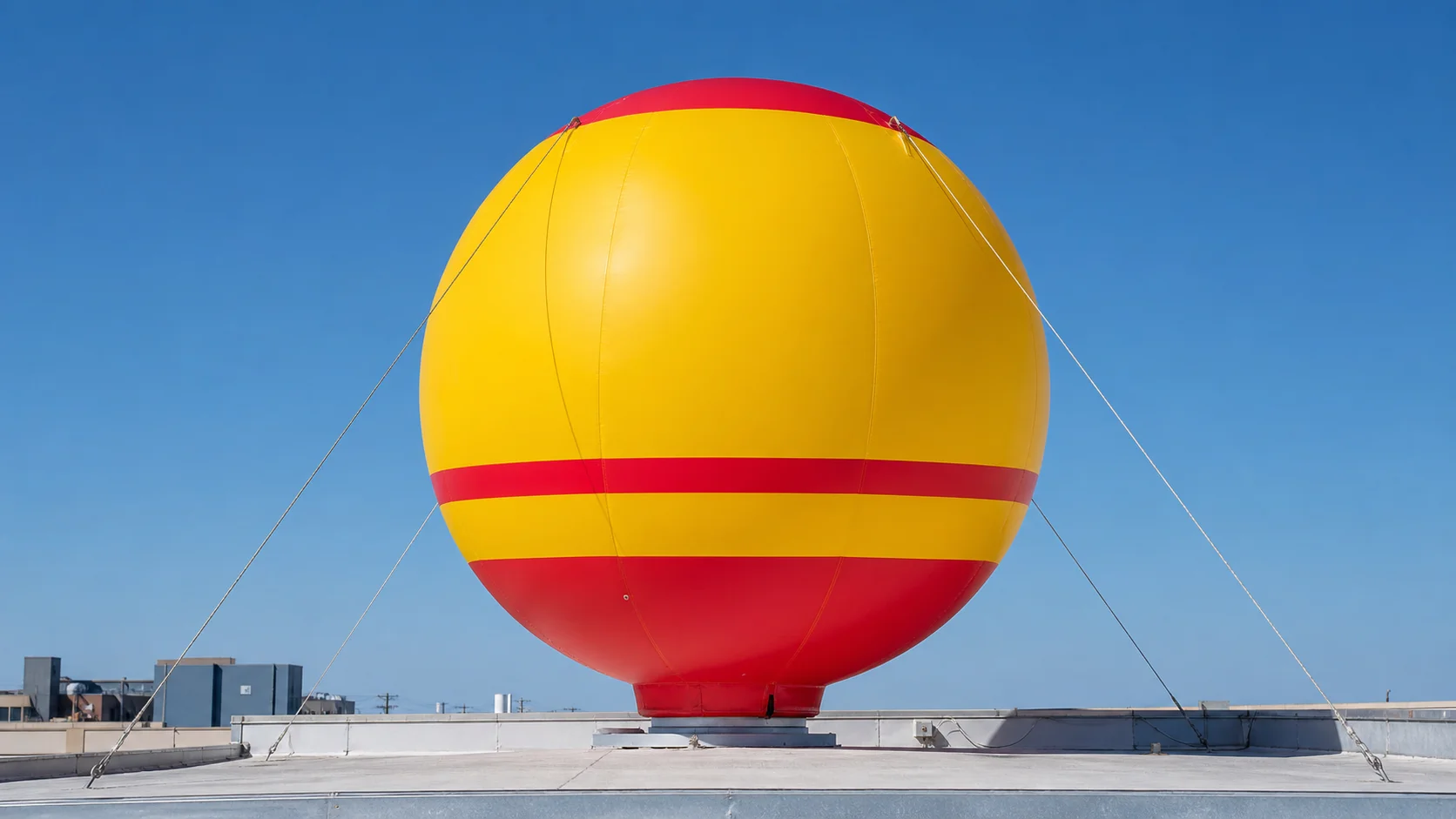 Palloni pubblicitari gonfiabili: aria fredda vs elio, dimensioni e branding per acquirenti B2B