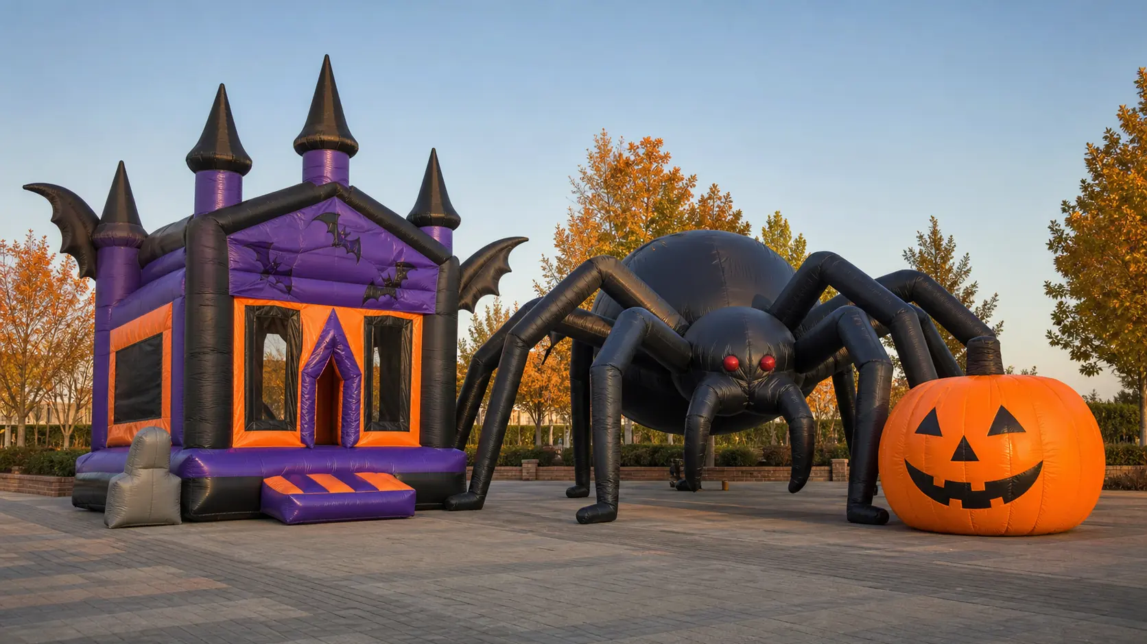Structures gonflables d'Halloween commerciales : guide d'approvisionnement pour loueurs et détaillants