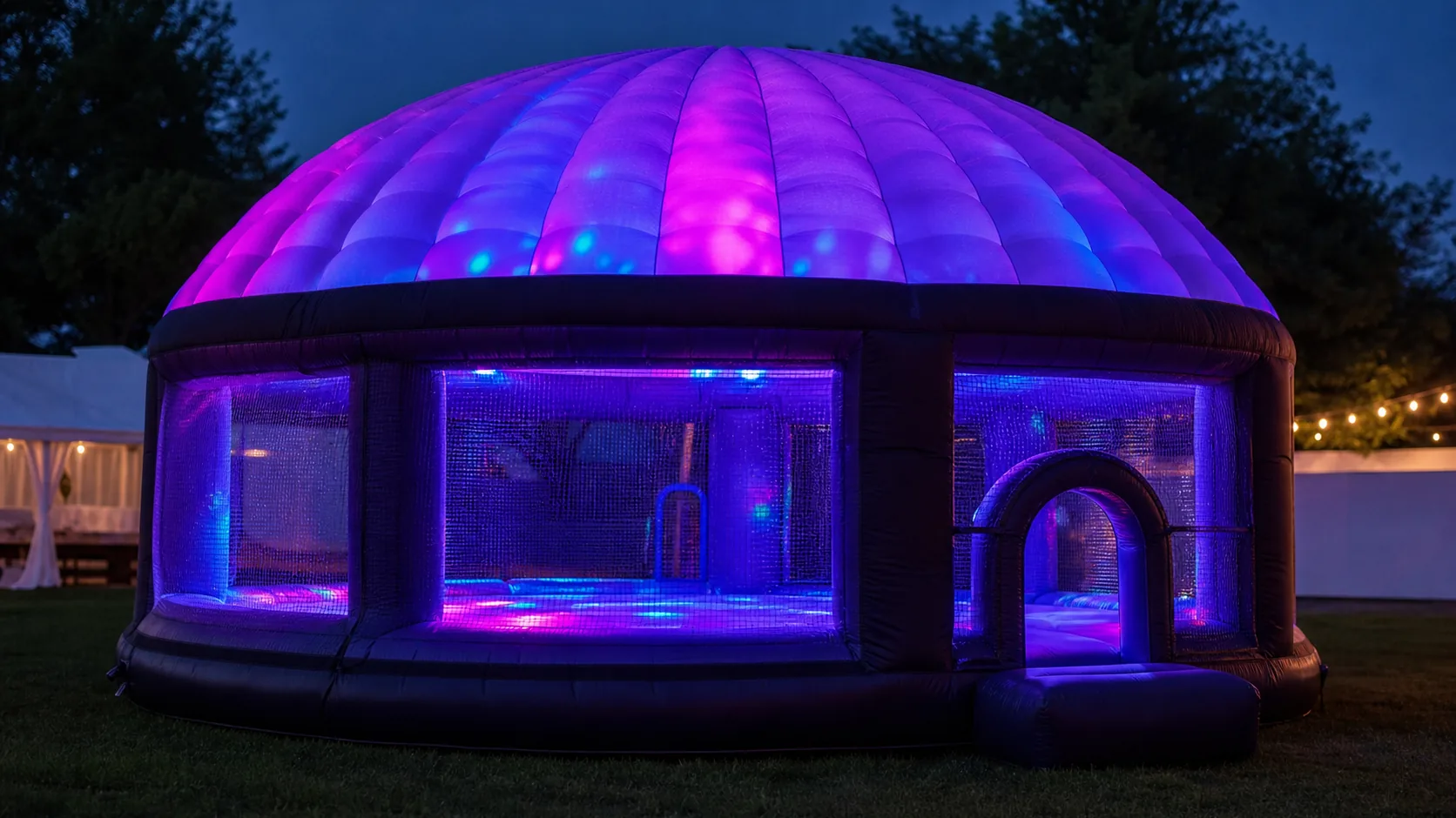Guida al Dome Disco Gonfiabile: Approvvigionare Dome da Festa Gonfiabili Commerciali per Flotte a Noleggio