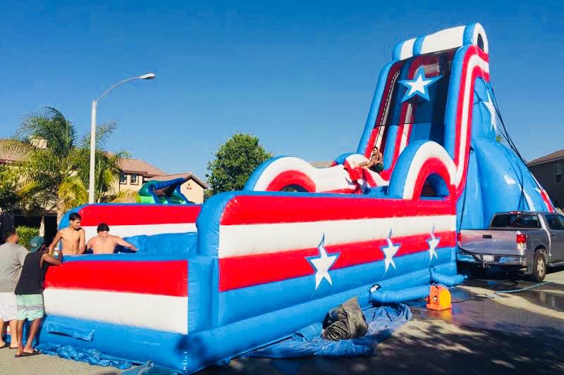 How to Dry Out Commercial Inflatable Water Slides