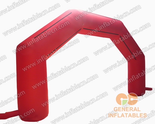 GA-003 Red inflatable arch