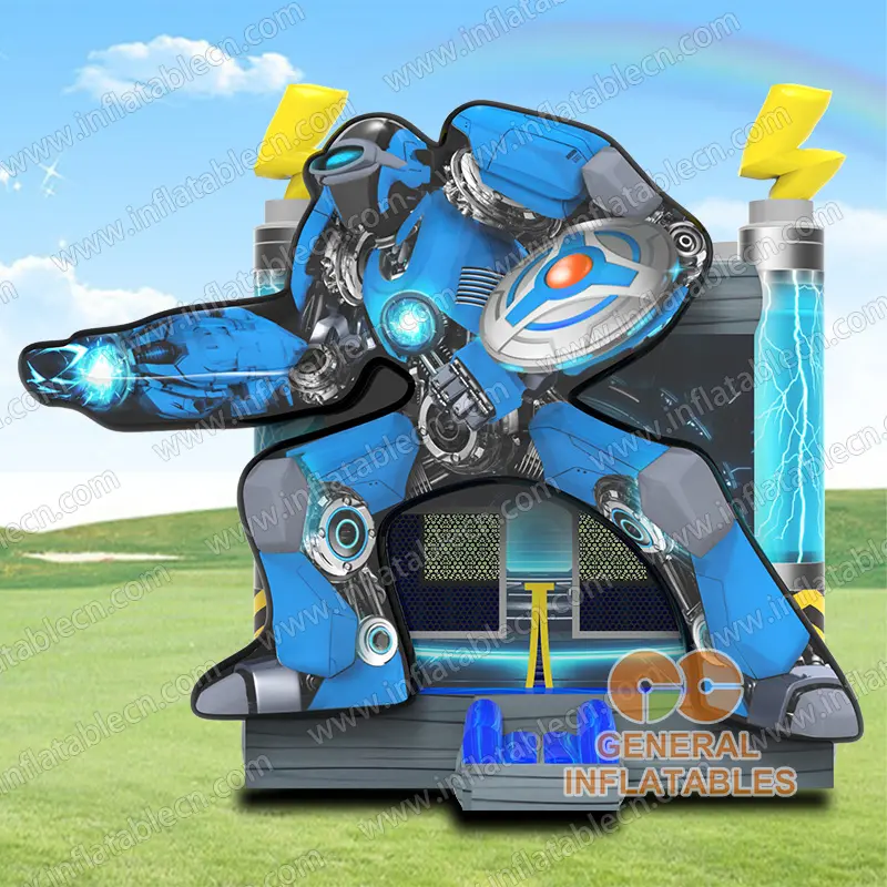 GB-104 Robot portero azul