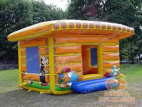 GB-122 Smurf Bounce House