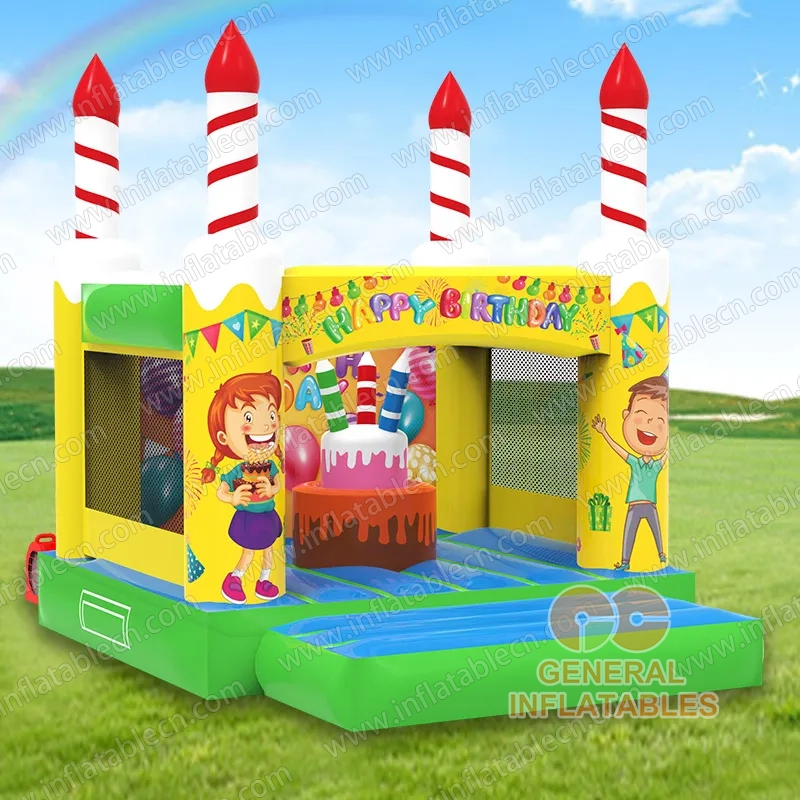 GB-146 Birthday cake bounce house