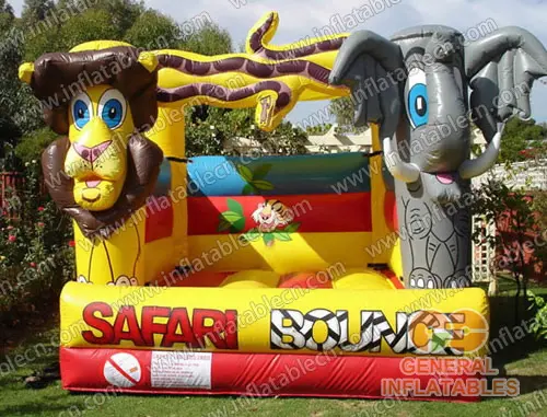 GB-222 inflables casa de saltos safari a la venta