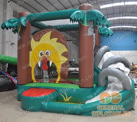  Inflatable bounce Lion Jungle combos for sale