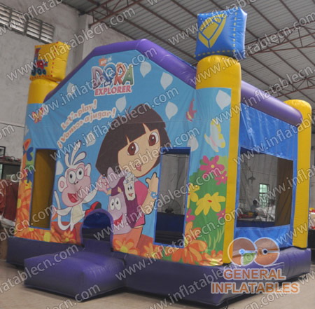GB-296 Inflatable Dora bounce houses