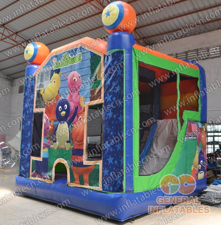 GB-300 Inflatable bounce house with slide combo Sale