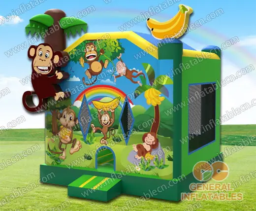 GB-397 Jungle bounce house