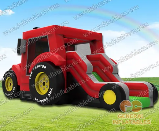 GB-399 Tractor bounce house combo