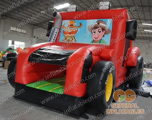 GB-399 Tractor bounce house combo