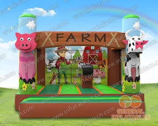 GB-408 Farm bounce house