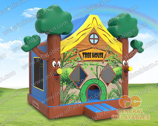 GB-409 Castillo inflable de casa del árbol