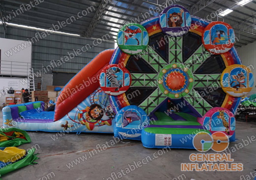  Circus inflatable combo