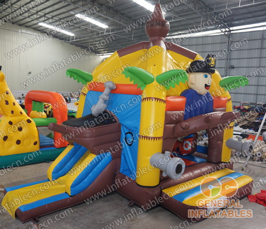  Pirate bounce inflatable combo