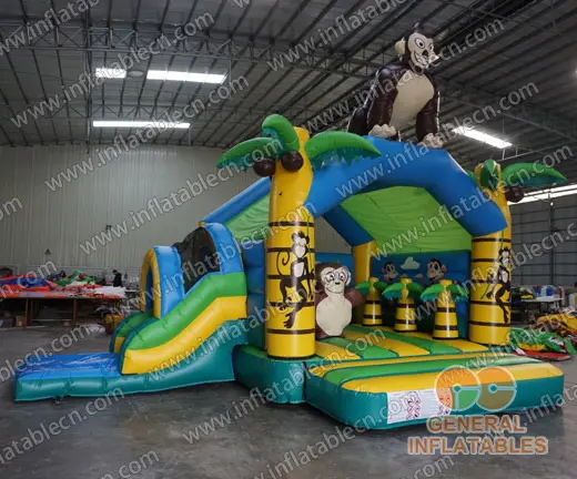 Jungle bounce inflatable combo
