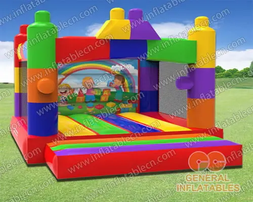  Building blocks bounce house