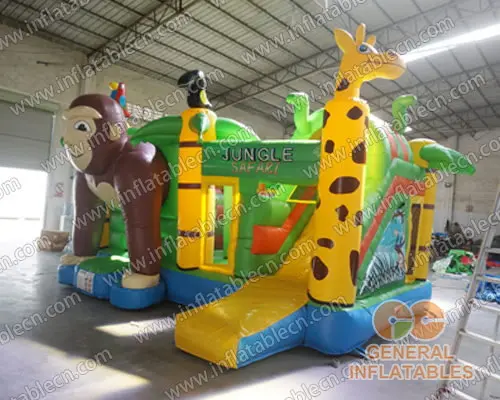 GB-449 Jungle bounce safari bounce house