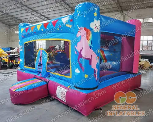 GB-467 Indoor unicorn bounce house