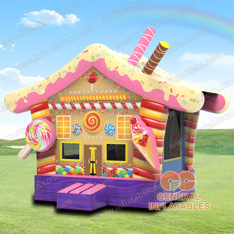 Candy bounce house in Italian is 