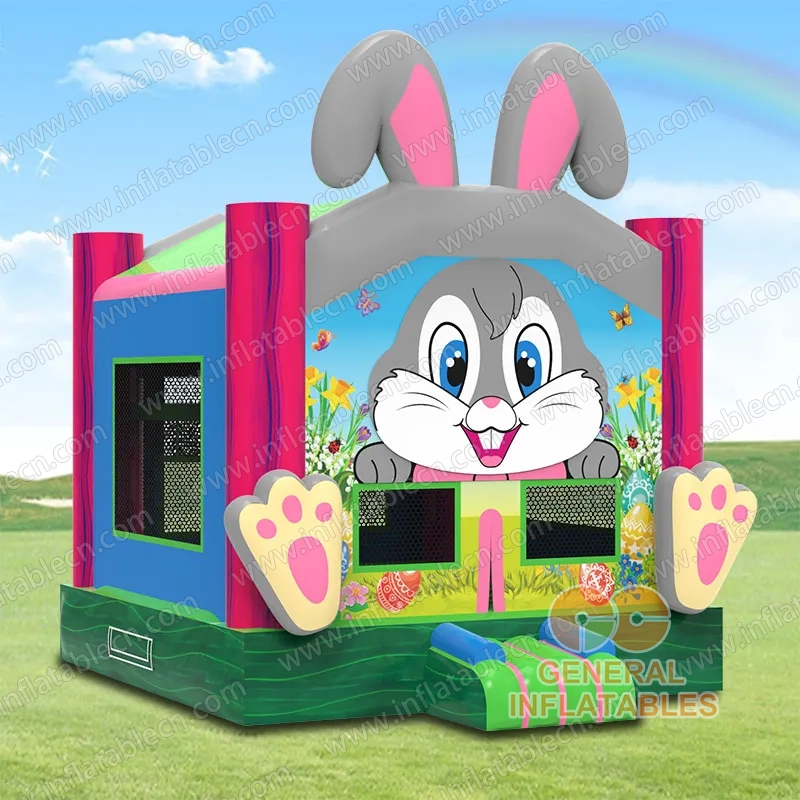 GB-479 Château gonflable Lapin de Pâques