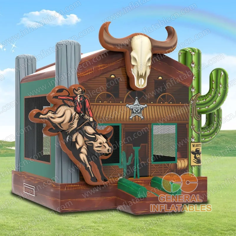 GB-482 Château gonflable Western