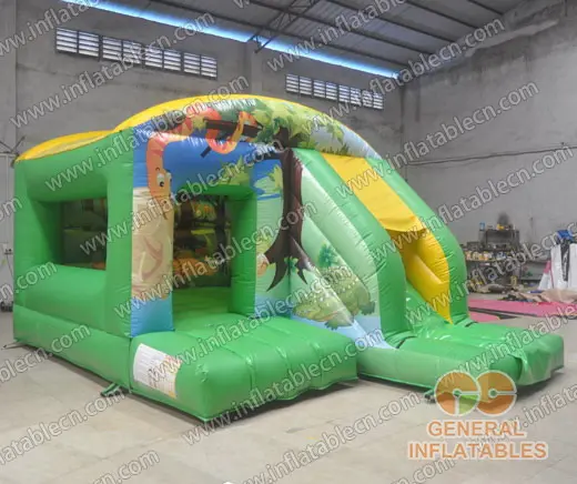 GB-052 Jungle Bounce House mit Rutsche