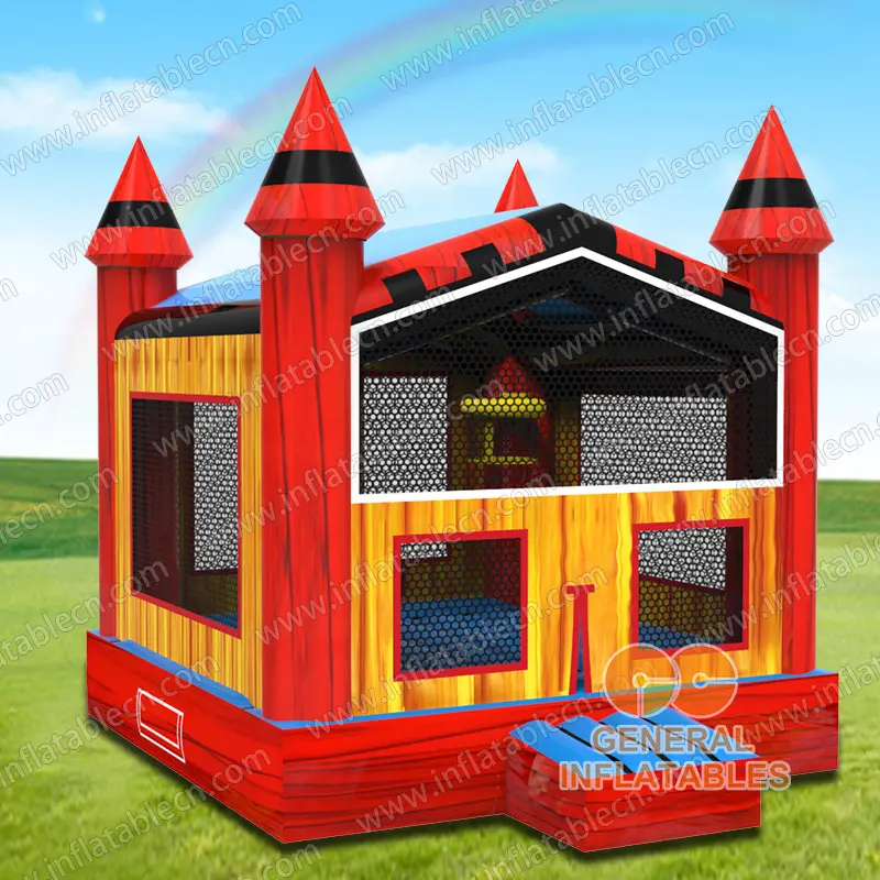 GC-181 Red marble bounce house