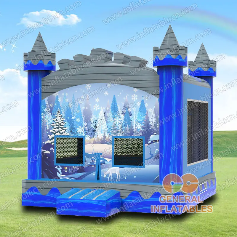 GC-182 Frozen winter bounce house