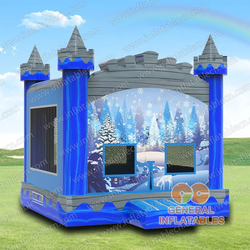 GC-182 Frozen winter bounce house