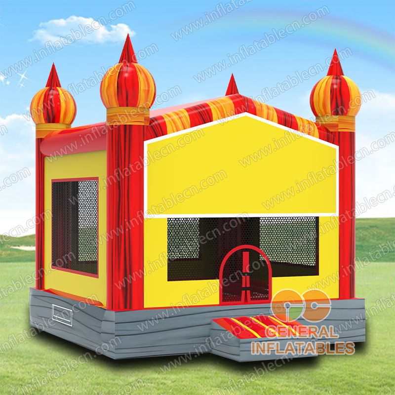 Red marble Inflatable castle