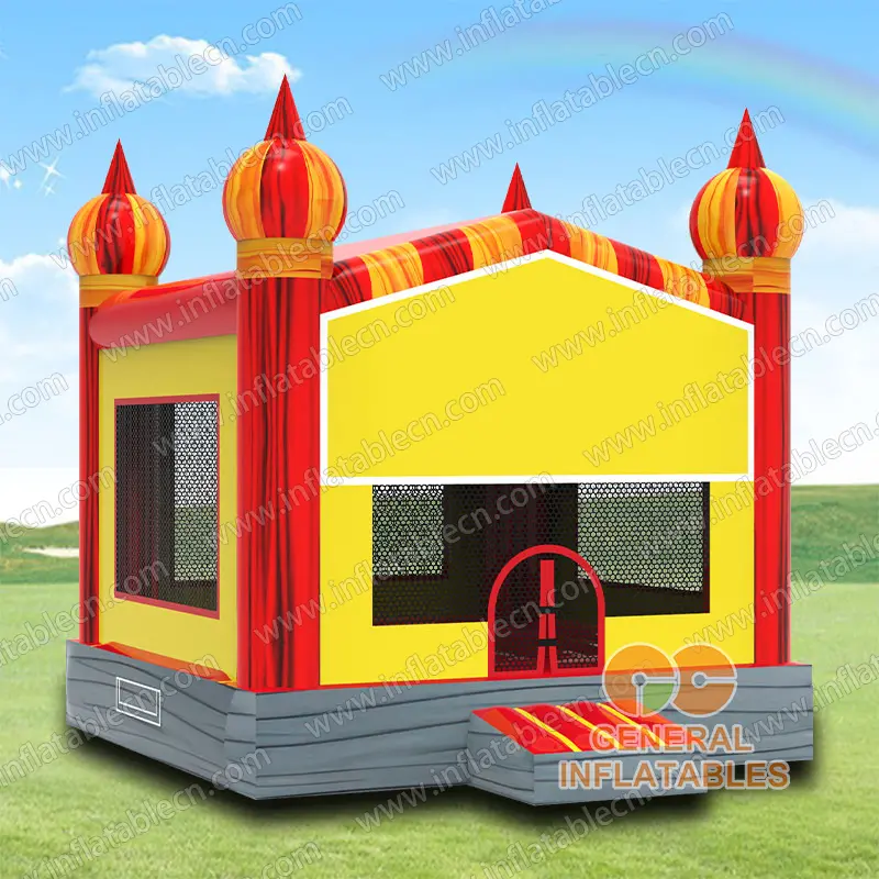 GC-183 Red marble Inflatable castle