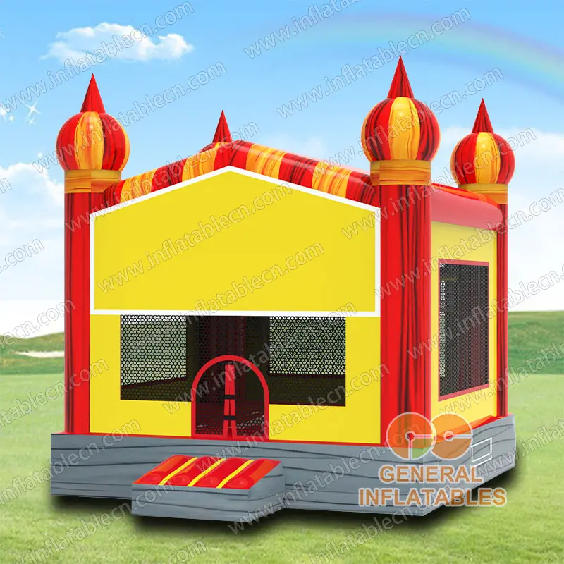 GC-183 Red marble Inflatable castle