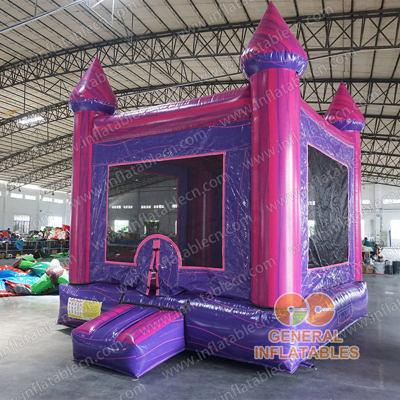 GC-192 Rose pink marble bounce house