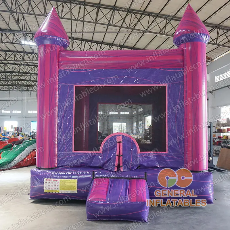 GC-192 Rose pink marble bounce house