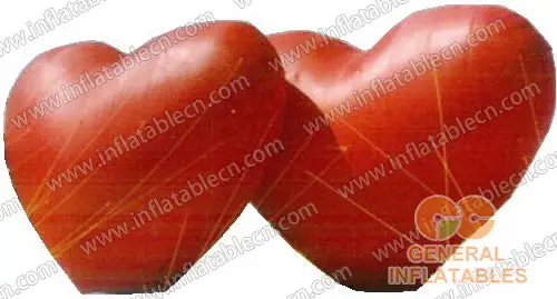 GCar-003 Coeur rouge gonflable pour la publicité à vendre