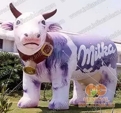 GCar-034 Vache Cartoon gonflable à vendre