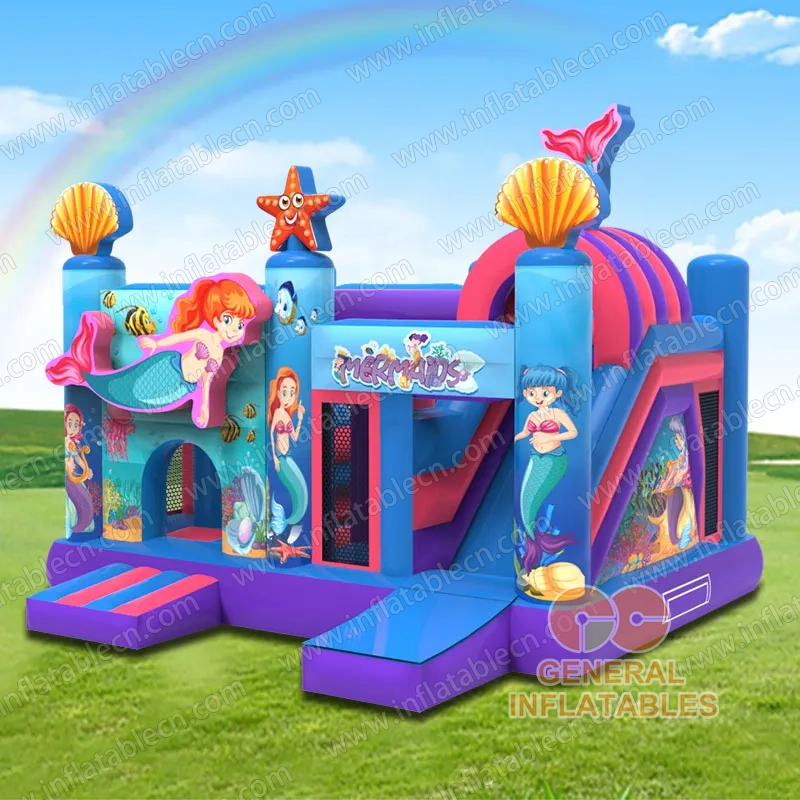 GCO-047 3D mermaid inflatable combo