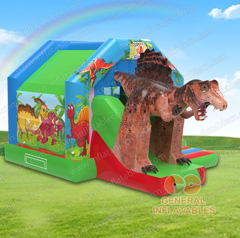 GCO-091 Slide Combo Dino Bouncy Castle