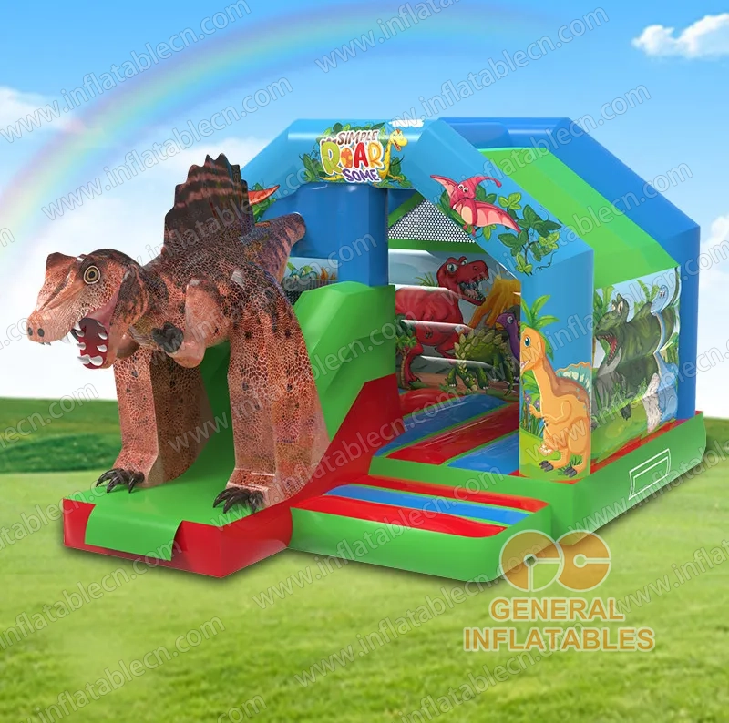 GCO-091 Slide Combo Dino Bouncy Castle