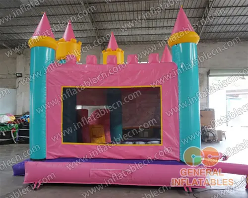 GCO-008 Princess bounce house with slide