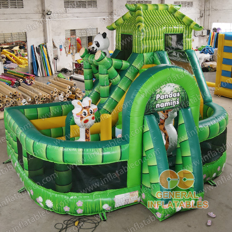 GF-016 inflatable funland with climbing